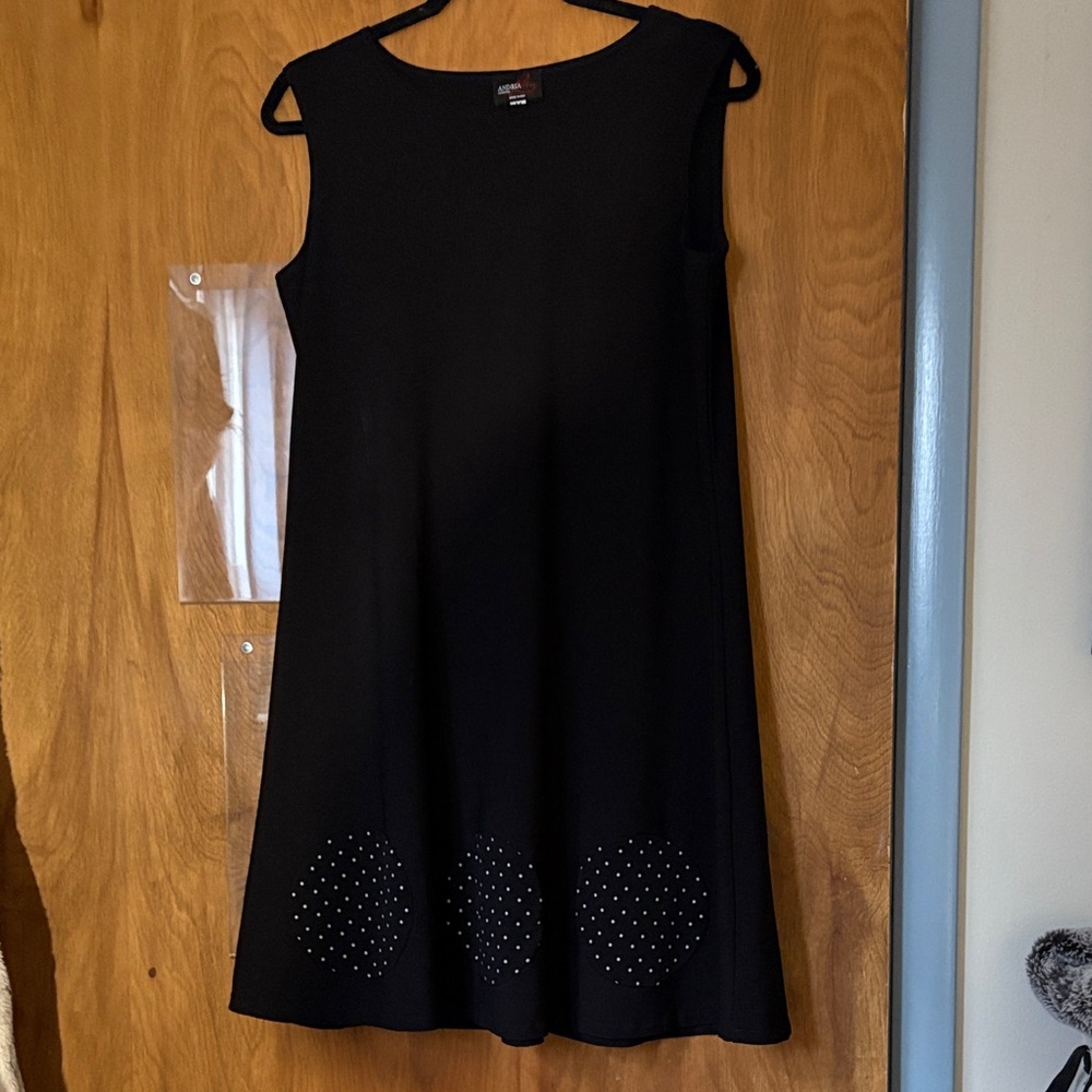 Andria Lieu Black Shift Dress